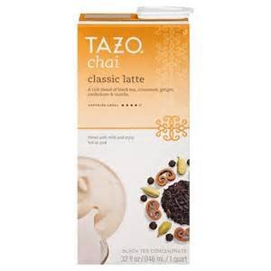 Tazo Black Tea Chai Latte Classic 32 Oz
