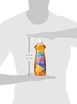 Ajax Triple Action Dish Liquid Fluid Ounce, Orange, 14 Fl Oz (Pack of 1) : Health & Household