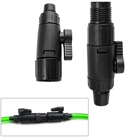 Aquarium Hose Valve Fishbowl -Water Control Valve Quick Release Connector for Aquariums and Fish 12mm to 16mm