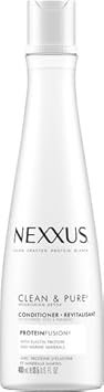 Nexxus Clean And Pure Conditioner Nourished Hair Care, With Proteinfusion, Silicone, Dye, And Paraben Free 13.5 Oz