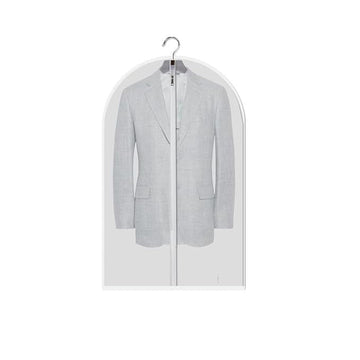 Clear Garment Bag 60x140 cm – Zip-Up Suit Cover for Dresses, Coats, Suits