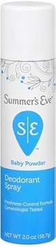 SUMMER'S EVE Feminine Deodorant Spray-Baby Powder-2 oz, 2 ct (Quantity of 4) : Feminine Hygiene Deodorants : Health & Household