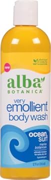 Alba Botanica Very Emollient Body Wash, Ocean Surf, 12 Oz