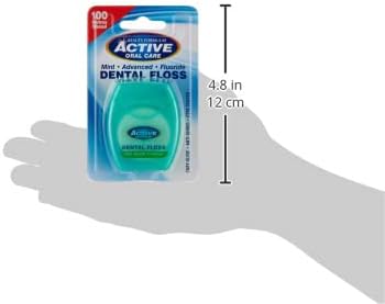 Beauty Formulas Active Oral Care Advanced Dental Floss With Mint Wax Fluoride, 100 Metre Size