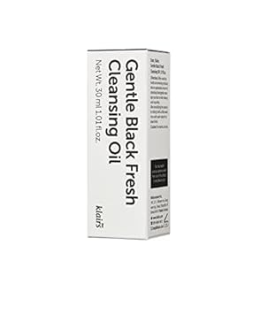 Dearklairs Gentle Black Fresh Cleansing Oil, A Light And Spreadable Texture, Only 6 Ingredients (1.01 Fl Oz)