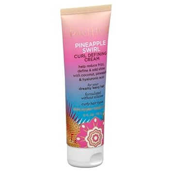 Pacifica Beauty Pineapple Swirl Curl Defining Cream, 100% Vegan & Cruelty Free, 4 Fl Oz