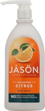 Jason Natural Body Wash & Shower Gel, Revitalizing Citrus, 30 Oz