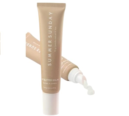 SummerGlow Lip Balms – Tinted Hydrating Butter for Dry, Chapped Lips | Moisture Lock & Natural Shine(Packof2) (05)