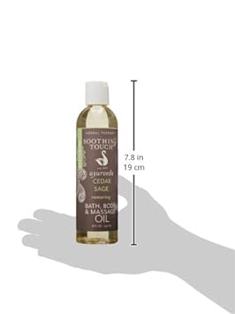 SOOTHING TOUCH Cedar Sage Bath & Body Oil, 8 FZ : Beauty & Personal Care