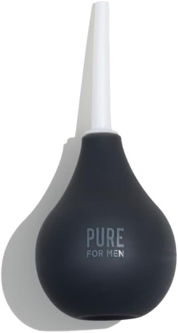 Pure for Men Bum Bulb | Anal Douche Kit with Detachable Tip | Reusable Enema, Easy to Use and Durable | Capacity 3 oz (89 mL)