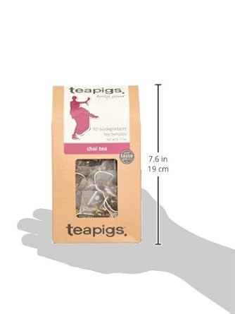 Teapigs Chai Tea Bags Made With Whole Leaves 50 Count (Pack Of 1)