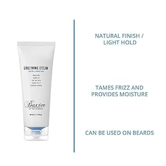 Baxter of California Grooming Cream for Men | Light Hold | Natural Finish | Hair Styler