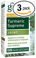 Turmeric Supreme, Joint 60 Caps by Gaia Herbs (Pack of 3)