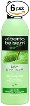 Alberto Balsam Shampoo - Juicy Green Apple (350Ml) - Pack Of 6