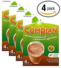 4 x Complan Rich Chocolate Flavour Drink 4 x 57g Sachets : Amazon.co.uk: Grocery