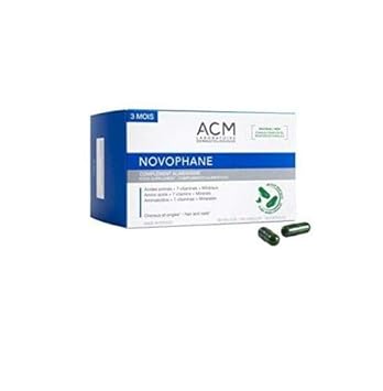 Acm laboratoire novophane 180 capsules nail & hair beauty - reinforced formula Skin Beauty Gift : Health & Household