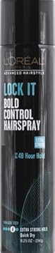 L'Oreal Paris Advanced Hairstyle Lock It Bold Control Hairspray 8.25 Ounce