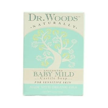 Dr Woods Unsct Baby Mild Size 5.25Z Dr Woods Unscented Baby Mild Bar 5.25Z