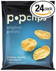 Popchips Popchips Sea Salt- 24 - 0.8 Oz (23G) Bags By Popchips