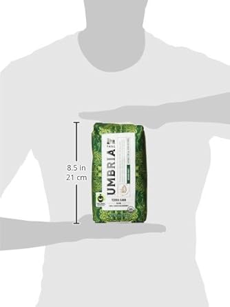 Caffe Umbria Fresh Seattle Whole Bean Roasted Coffee, Terra Sana Organic Blend Medium Roast, 12 Oz. Bag