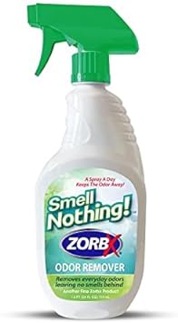 ZORBX Smell Nothing Odor Remover – Unscented & Perfume Free Odor Eliminator for Strong Odors and Smells | Advanced and Stronger Odor Neutralizer & Absorber Spray (24 FL Oz)