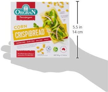 Orgran | Toasted Corn Crispbread | 1 X 125G