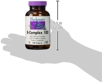 Bluebonnet - B-Complex 100Mg - 100 Veg Caps : Health & Household