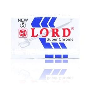 Lord Super Chrome Double Edge Safety Razor Blades, 100 Blades (20X5) : Beauty & Personal Care