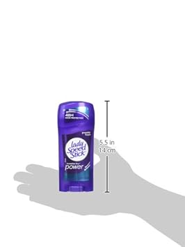 Lady Speed Stick Invisible Dry Antiperspirant & Deodorant, Powder Fresh, 2.3 Oz, Purple : Beauty & Personal Care
