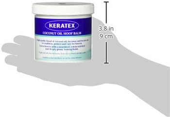 Keratex Signature Coconut Oil Hoof Balm - Black X 400 Gm - Black - Clear, Unisex,Kcohb Bl