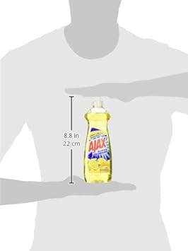 Ajax Super Degreaser Dish Liquid-Lemon - 12.6 oz : Health & Household