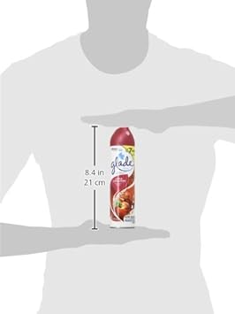 Glade Room Spray Odor Eliminator and Air Freshener 8 oz (227 g) Apple Cinnamon : Aerosol Air Fresheners : Health & Household