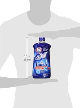 Finish Jet-Dry Rinse Aid, 32oz, Dishwasher Rinse Agent & Drying Agent : Health & Household