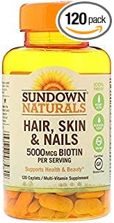 Sundown Naturals Dietary Supplement Hair, Skin & Nails - 120 CT