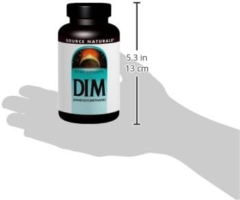 Source Naturals DIM, Diindolylmethane 100mg with BioPerine, Vitamin E & More - 180 Tablets : Health & Household