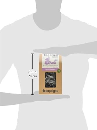 Teapigs Jasmine Pearls Green Tea Bags, 50 Count, Rolled Pearls Of Green Tea & Whole Jasmine Flowers, Biodegradable Tea Bag