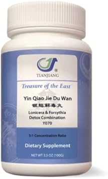 Lonicera And Forsythia Detox Combination - Yin Qiao Jie Du Wan (5:1 Concentrated Herbal Extract Granules, 100G)