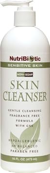 NutriBiotic Nonsoap Skin Cleanser, Sensitive Skin, 16  