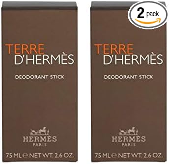 Hermes Terre Deodorant Stick For Him 75 Ml (Pack Of 2)
