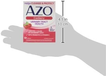 Azo All Natural Concentrated Cranberry Tablets, 50 Count