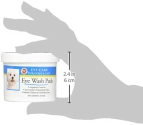 Eye Wash Pads - 90 Count; Eye Care For Dogs And Cats, Soft Pet Wipes For Gently Cleaning Eyes, Sterile Cat And Dog Wipes Formulated To Remove Eye Debris