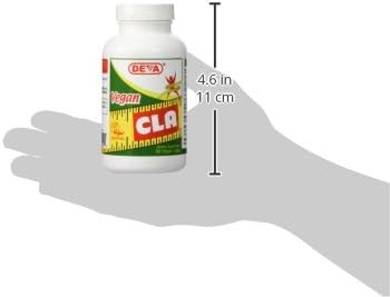 DEVA Vegan Vitamins Conjugated Linoleic Acid (CLA), from NON-GMO Safflower Oil, 90 Capsules, 1-Pack