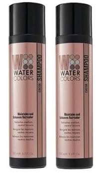 Watercolors Color Depositing Shampoo, Semi Permanent Hair Color 8.5 oz - COCOA (2 PACK) : Beauty & Personal Care