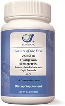 Anemarrhen Rehmannia Eight Formula - Zhi Bo Di Huang Wan (5:1 Concentrated Herbal Extract Granules, 100G)