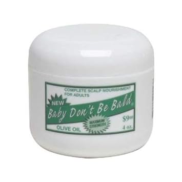 Baby D;Be Bald Complete Scalp Nourishment For Adults with Olive Oil Maximum Strength, 4 Oz. : Baby