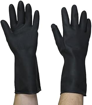 Marigold Unisex Rubber Gloves Gloves (Pack Of 6)