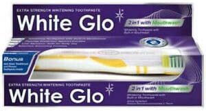White Glo 2In1 Whitening Toothpaste With Mouthwash-100 Ml (Pack Of 2)