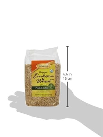 Roland Foods Organic Einkorn Wheat, Ancient Grain, 17.6 Ounce Bag, Pack of 12 : Asian Wheat Noodles : Grocery & Gourmet Food