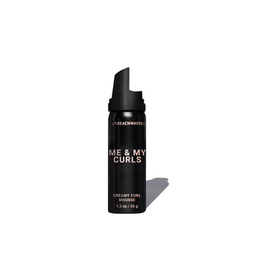 Beachwaver Me & My Curls Creamy Curl Mousse - Travel Size (1.9 Oz) | Lightweight, Creamy Vegan Mousse For Curls, Coils, & Waves - Defines Natural Texture And Enhances Shine | Bondi Beach Day Fragrance