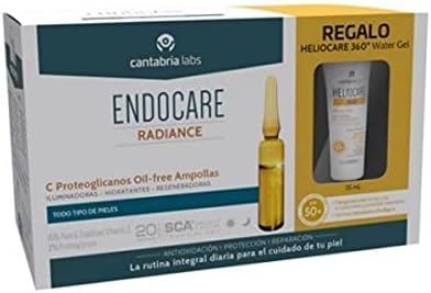 Endocare Radiance C Proteoglicanos Oil Free 30 Ampoules + Water Gel 360 15 Ml